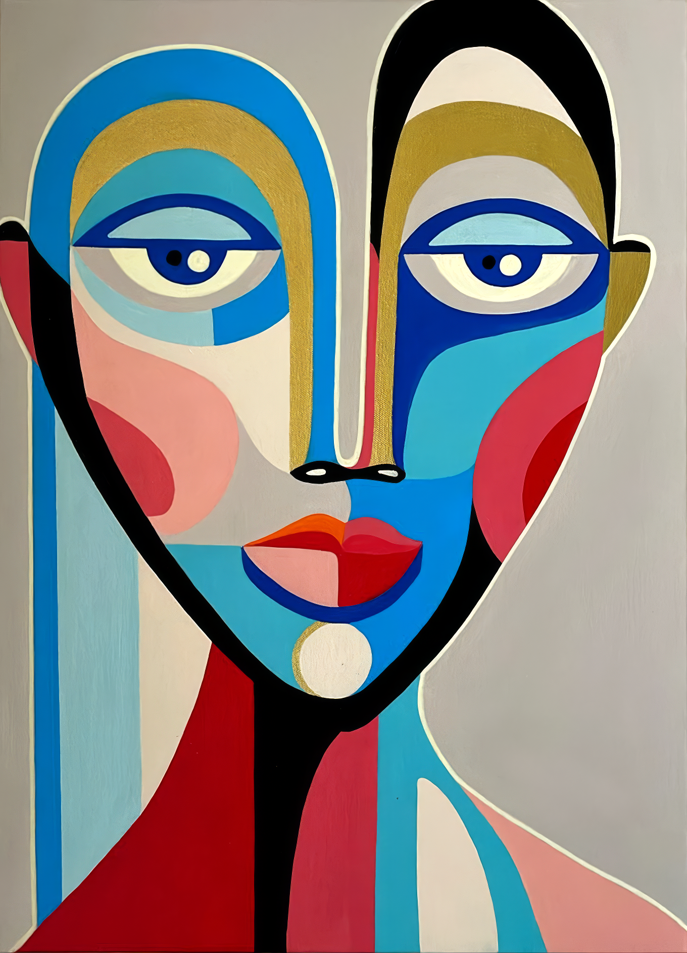 The Arrival, original abstract painting by Sarah Main, 2025